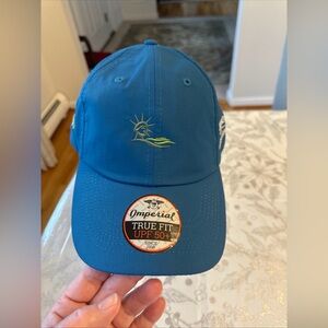 Liberty National Golf Course Imperial golf hat adjustable strap NWT UPF 50 +